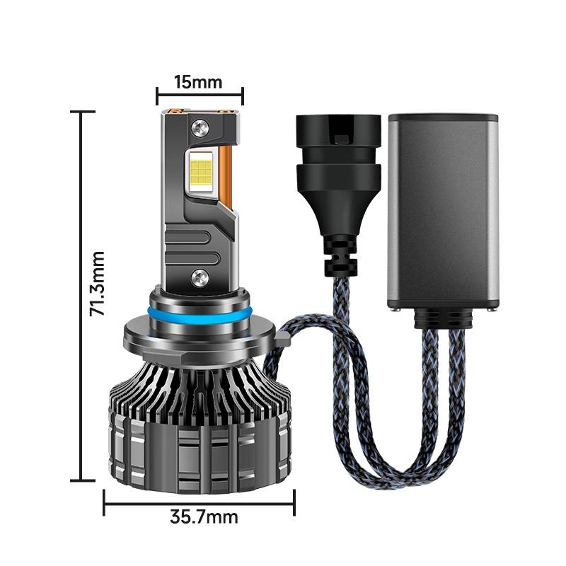 95W LED Three Copper Tube Aluminum Alloy Thick Headlight, Bulb: H11