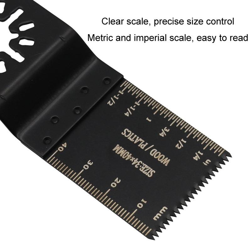 2pcs Trimmers High Carbon Steel Straight Saw Blade For Multi Tool, Style: Small Teeth
