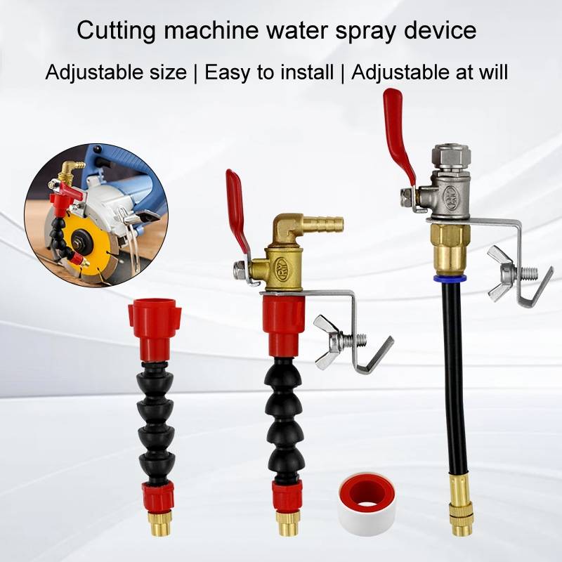 Angle Grinder Marble Cutting Machine Water Filling / Spraying Device Cooling Dusting Dust Spray Nozz