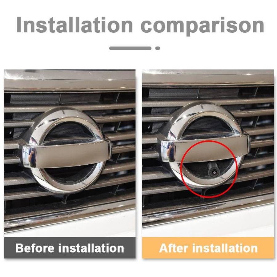 For Nissan / Volvo Universal Car Logo Front View Camera