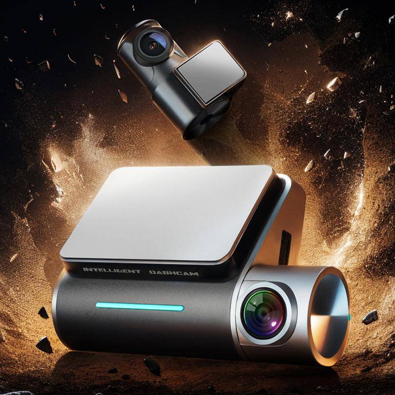Anytek T3 PRO 2 inch 2K HD Night Vision Car Recorder Hidden Car Camera Front & Rear Dual Recording(B