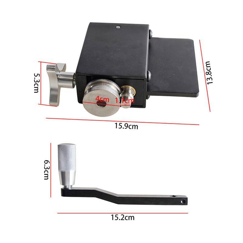 Oil Pipe Crimping Tool 5/8 Inch Intercooler Pipe Joint Crimping Machine, Color: Upgraded Black