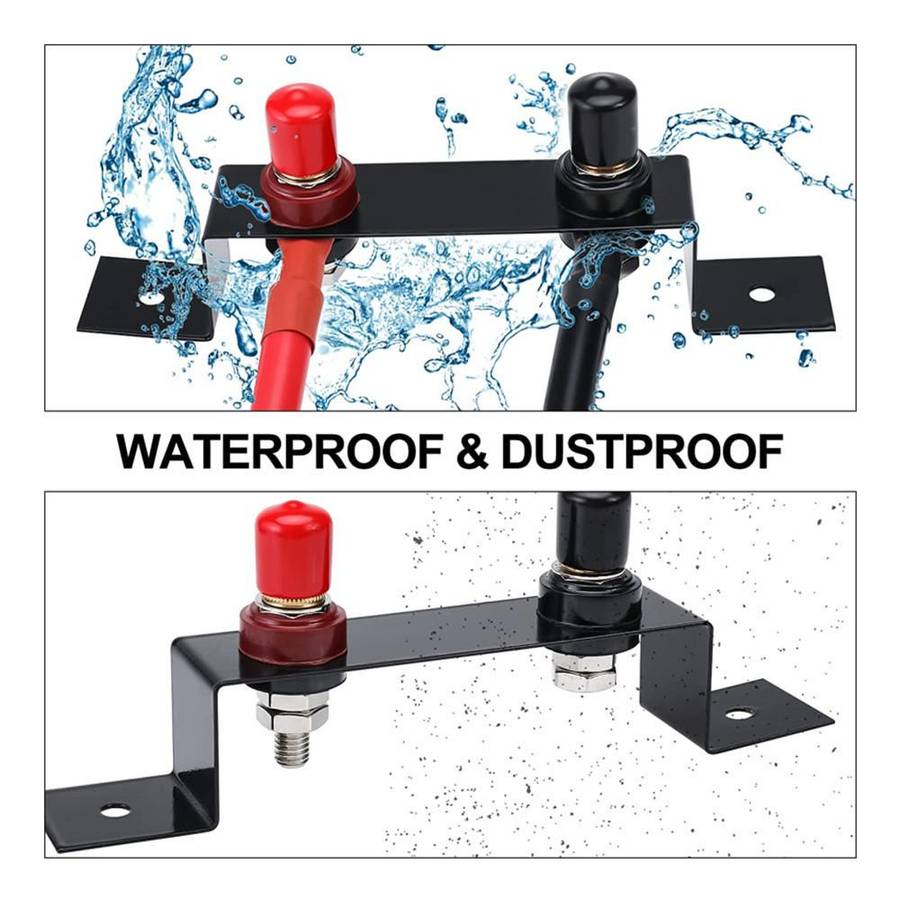 Battery Jump Starter Pure Copper Remote Battery Terminal Mounting Bracket, Specifications: 5AWG