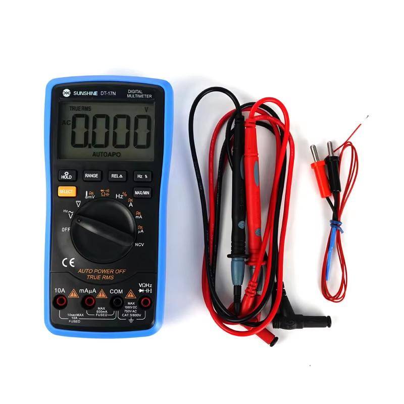 SUNSHINE DT-17N Auto Range Digital Multimeter LCD Display Tester Pen High Precision Measurement Of C