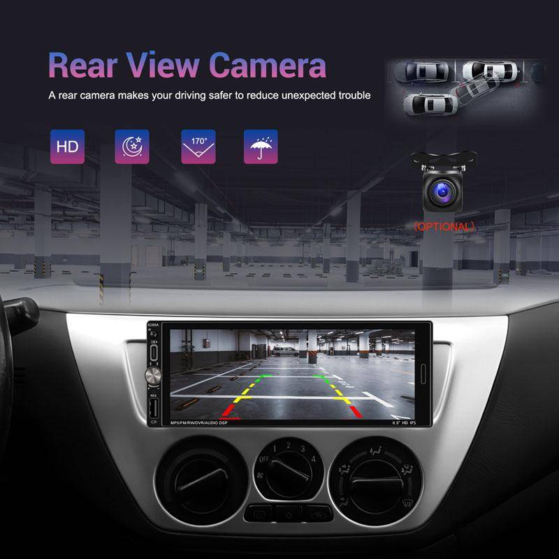 6.9 Inch Horizontal Screen Android 13.0 Car Player Car Center Control Integrated Machine, Style: 2+3