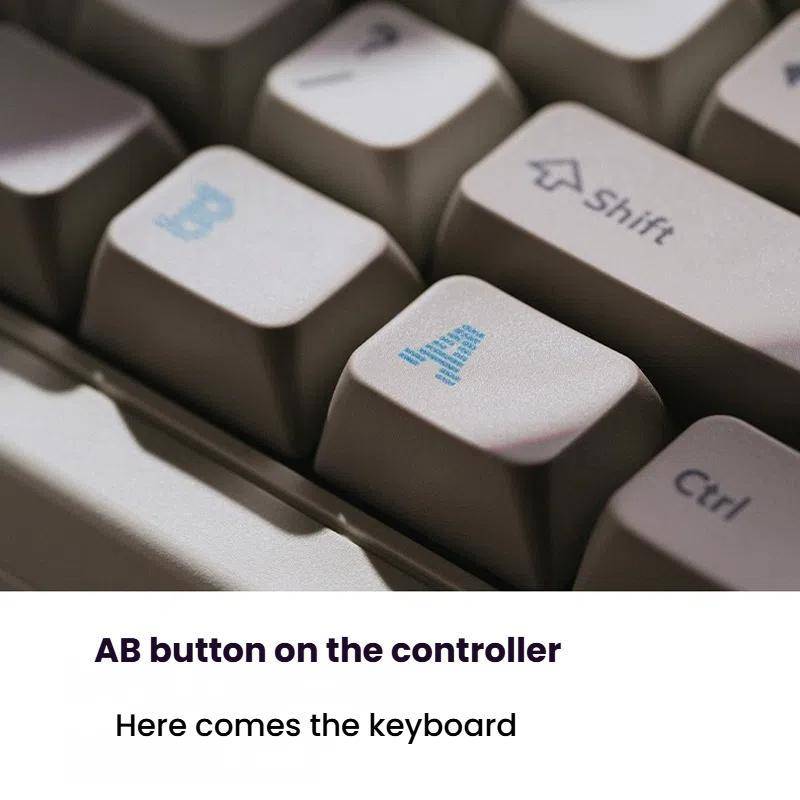 8BitDo Retro87 M Mechanical Keyboard Vintage Wireless Bluetooth / 2.4G / Wired Triple Mode Connectio