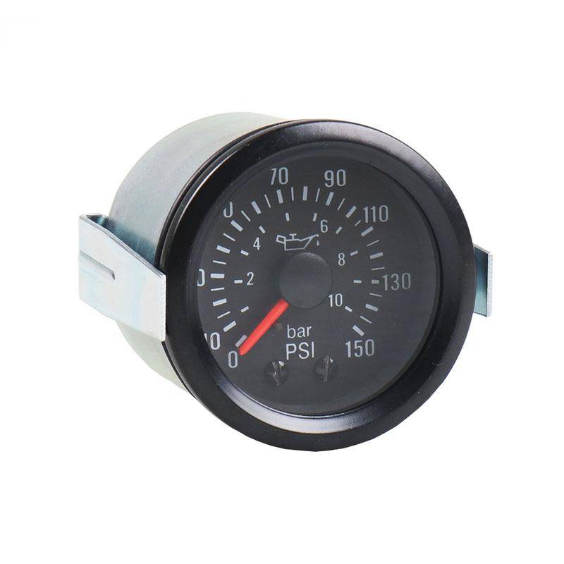 Car Modification Instrument Dual Scale Direct Sensor Oil Pressure Gauge
