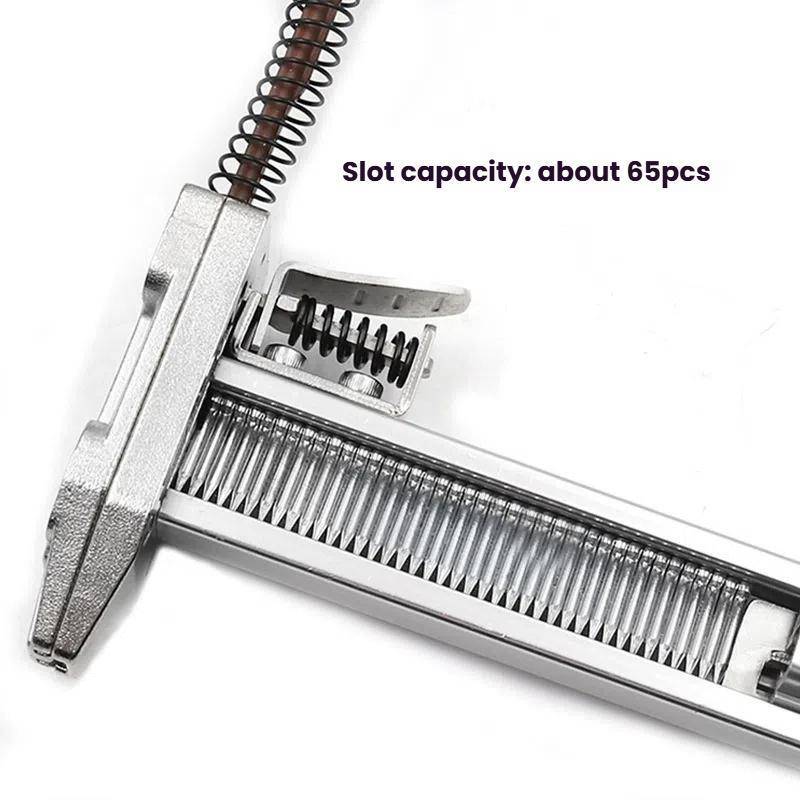 Manual Wire Trough Steel Nail Cement Nail Tool, Specifications: 18mm Steel Nails 400pcs /Box