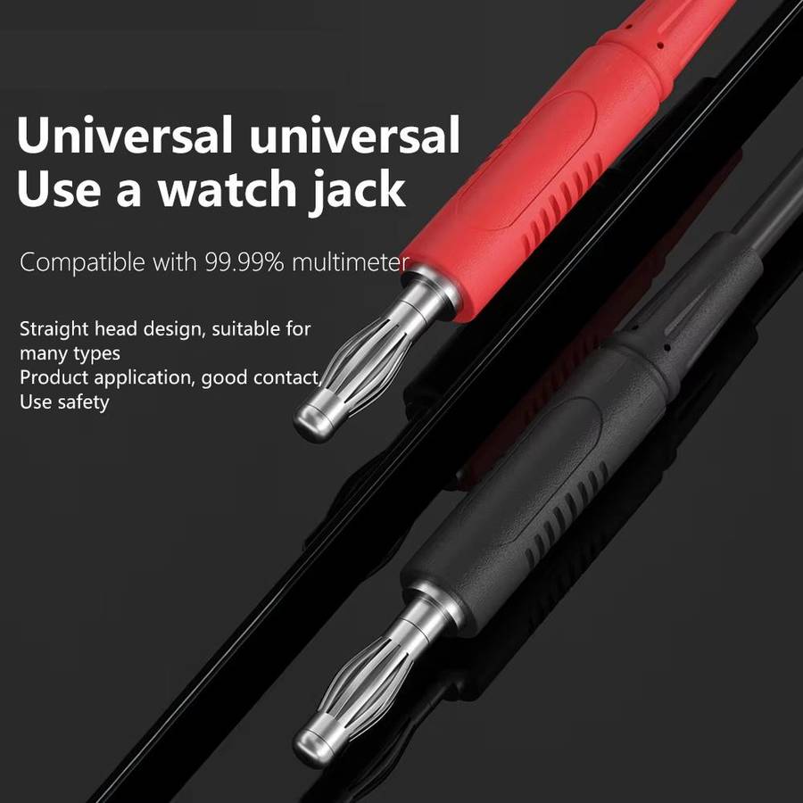 MaAnt P23A Multimeter Pens Pointed Silicone Cord Frostproof Detachable Stainless Steel Test Pen Acce