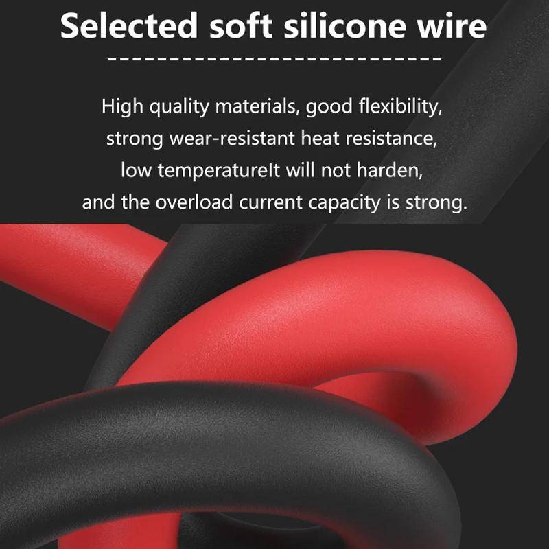 MaAnt P23A Multimeter Pens Pointed Silicone Cord Frostproof Detachable Stainless Steel Test Pen Acce