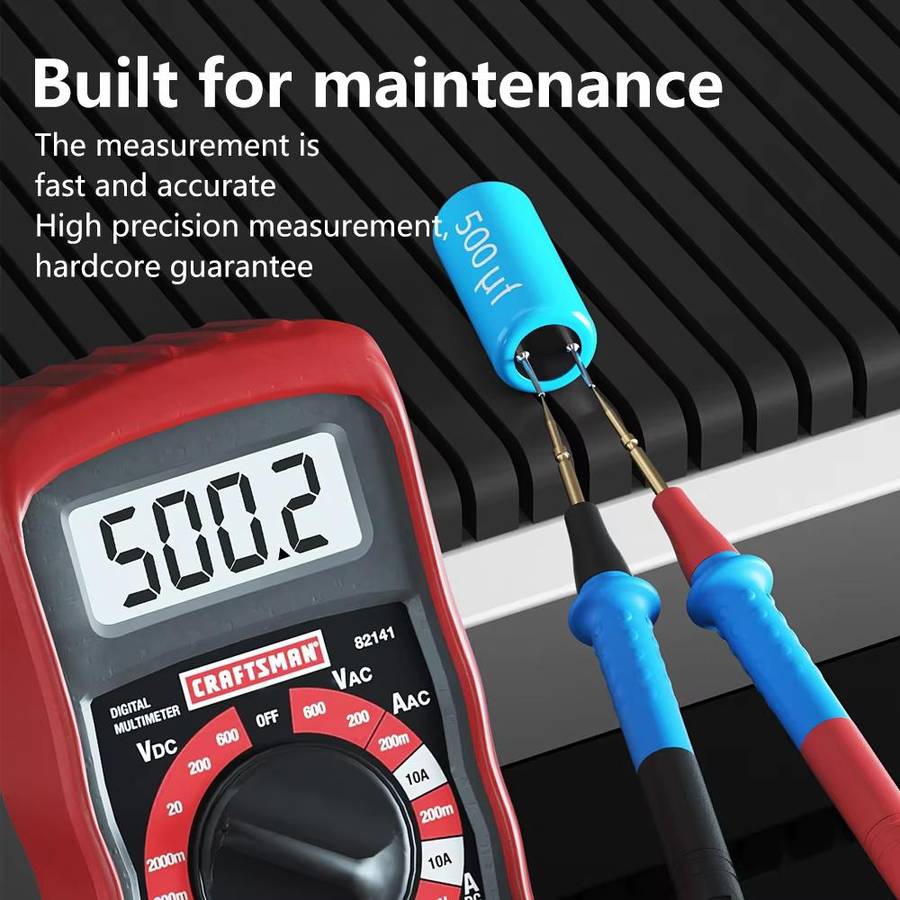 MaAnt P23A Multimeter Pens Pointed Silicone Cord Frostproof Detachable Stainless Steel Test Pen Acce
