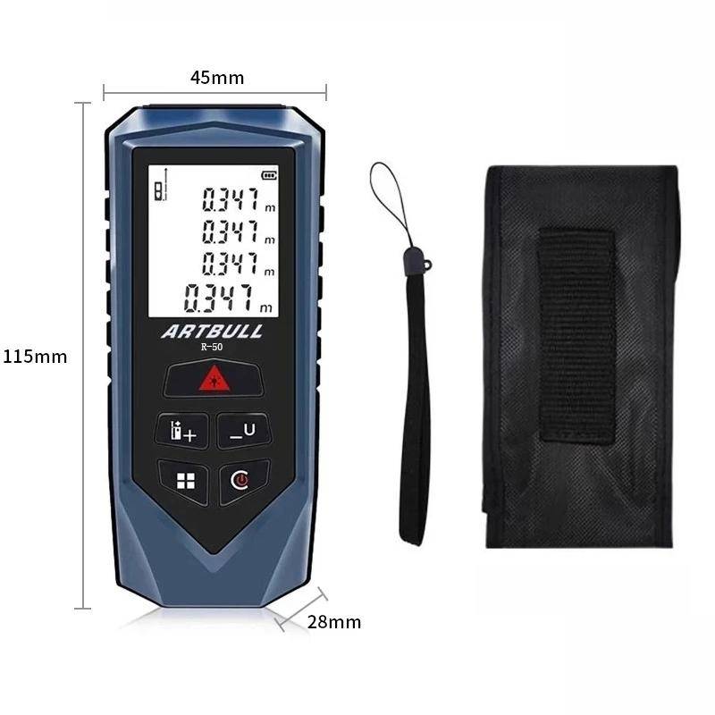 ARTBULL Handheld Infrared Laser Distance Meter Electronic Ruler(50m)