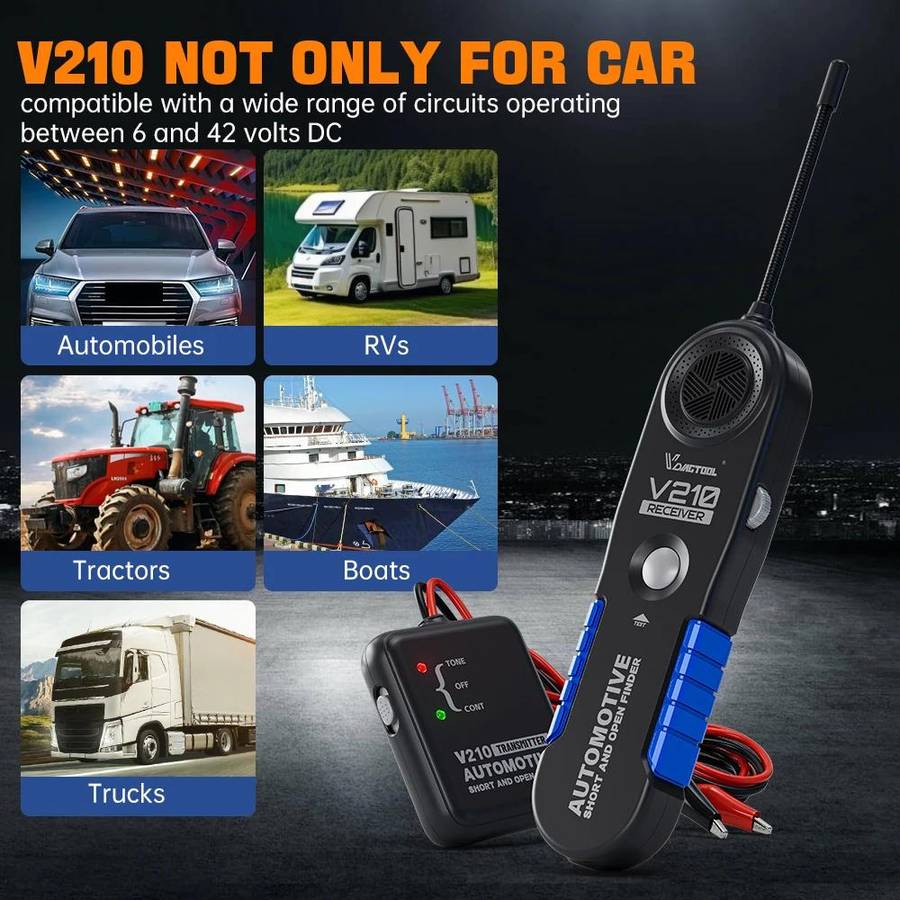 VDIAGTOOL 6-42V Automotive Circuit Tester(V210)