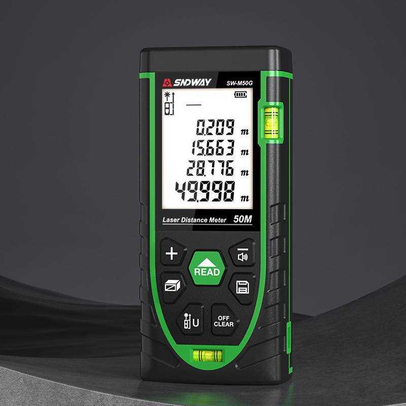 SNDWAY SW-M100G 100M Indoor Outdoor General Purpose Green Laser Range Finder