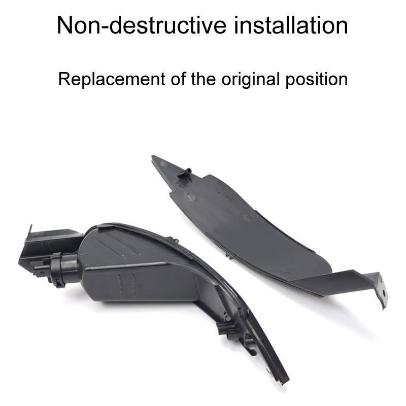 For Ford Fiesta 2009-2015 Hatchback Rear Bumper Fog Lights Tail Lamp Reflector OE 8A6115500AB, Style
