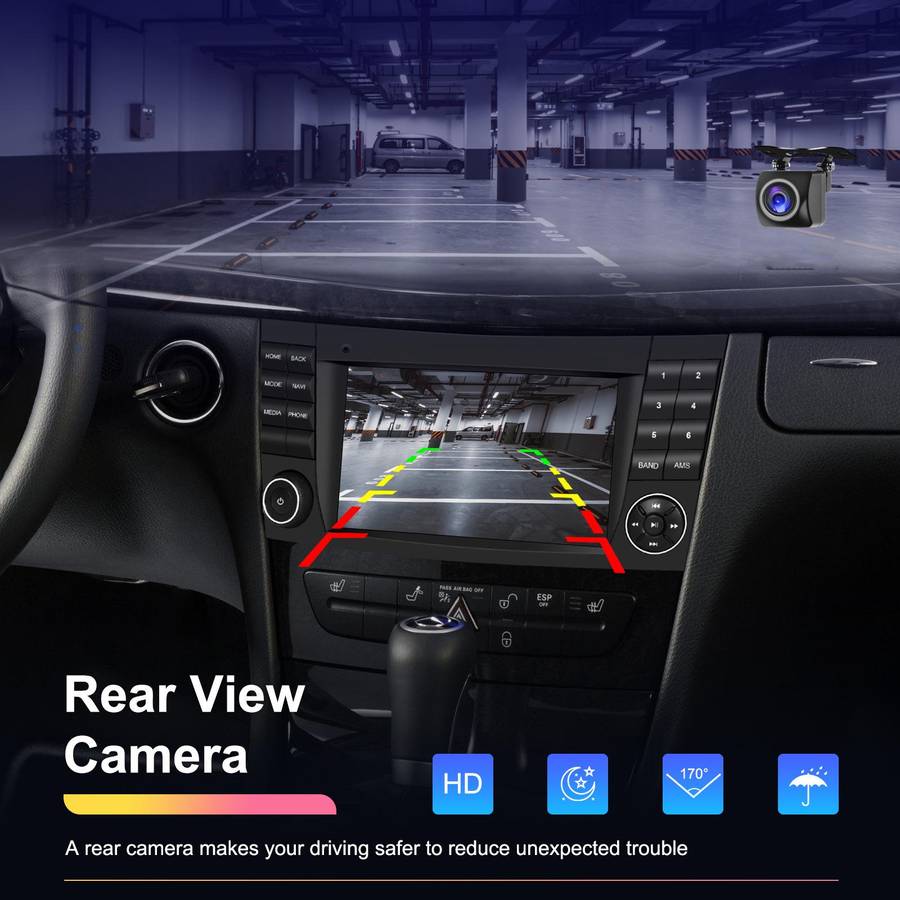 7 inch Horizontal Screen 2+64G Bluetooth Car Player Carplay Car Center Control Integrated Machine Fo