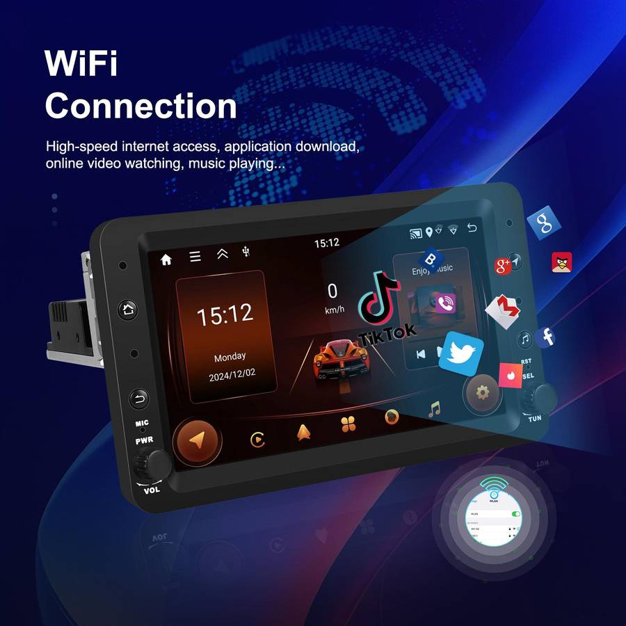 4+64G For Alfa Romeo 159 7 inch Horizontal Screen Carplay Car Navigation Center Control Integrated M