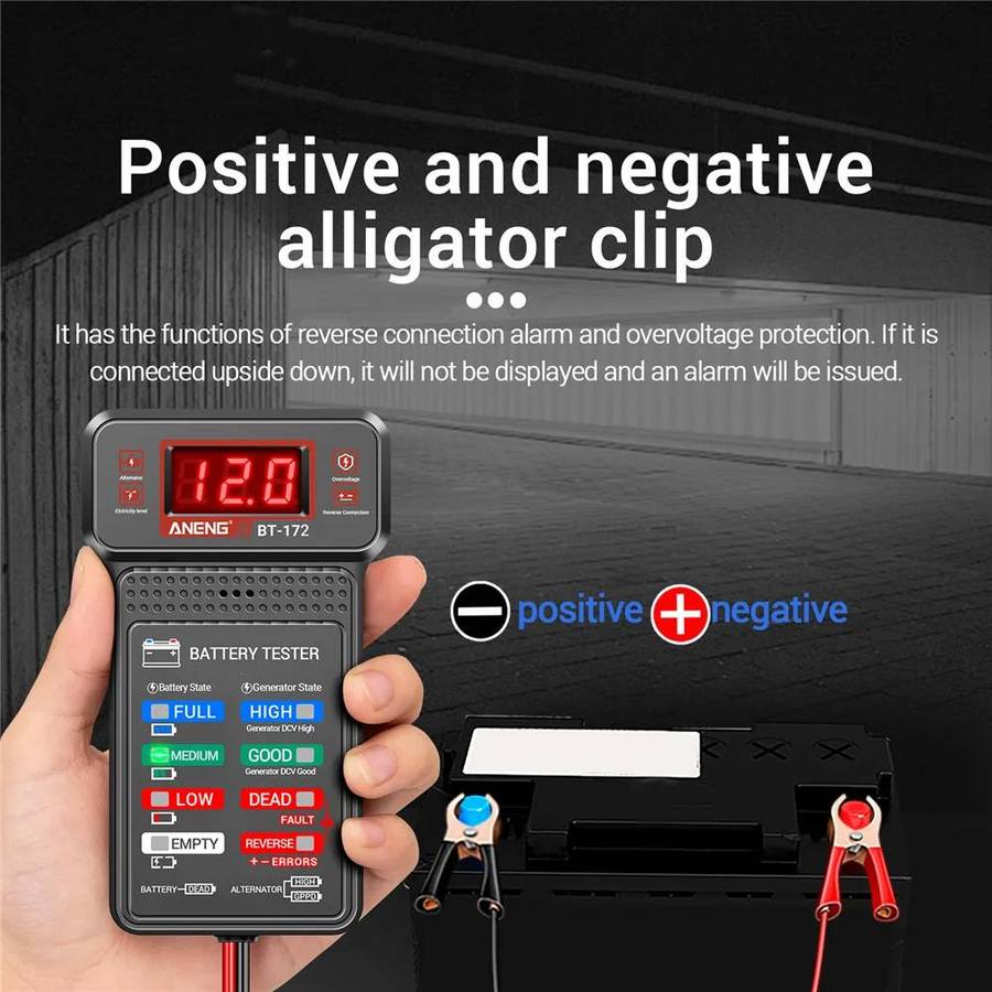 ANENG High-Precision Automobile Battery Tester(BT172)