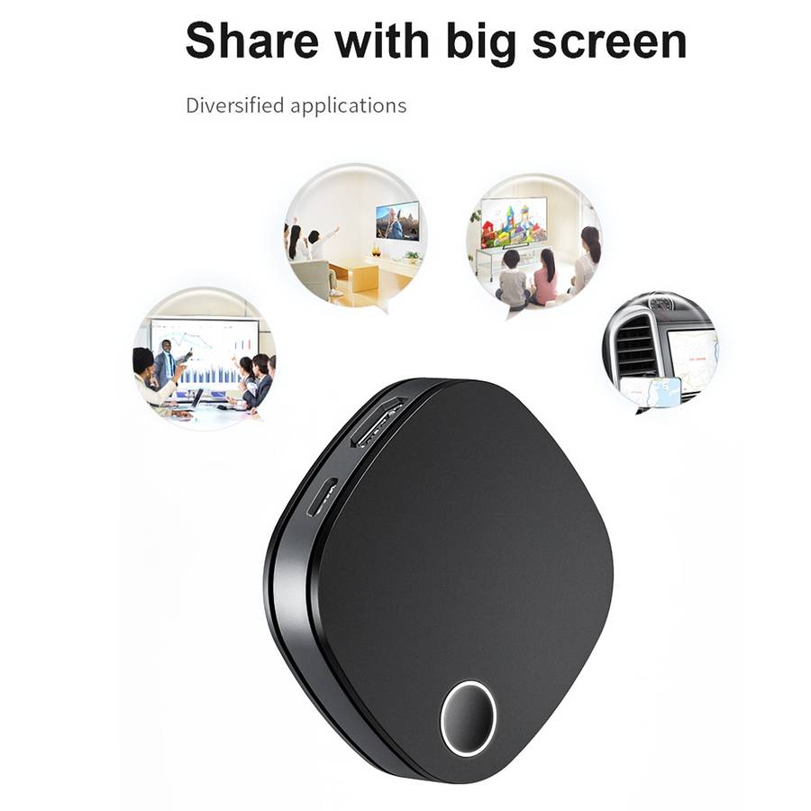 G54 TV Stick 4K HDR Wireless Display Receiver WiFi Dongle (Black)