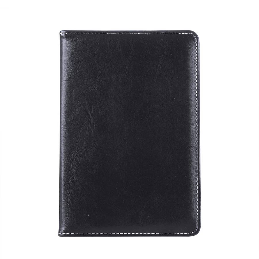 9 inch Tablets Leather Case Crazy Horse Texture 360 Degrees Rotation Protective Case S ... (Black)