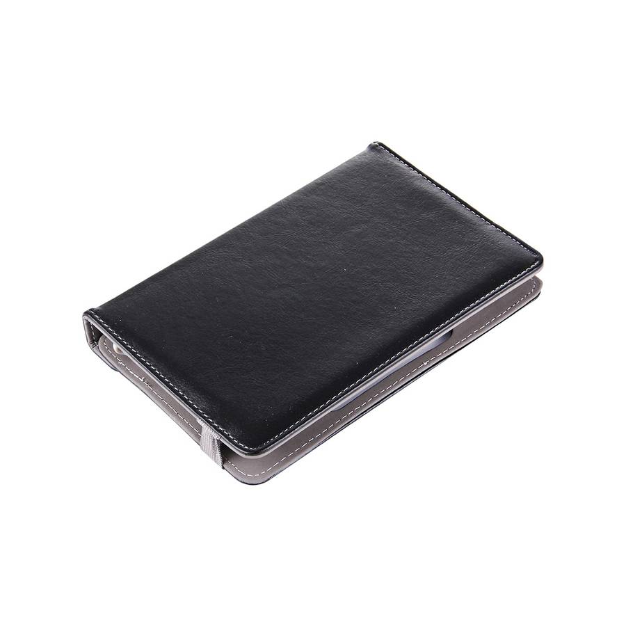 9 inch Tablets Leather Case Crazy Horse Texture 360 Degrees Rotation Protective Case S ... (Black)