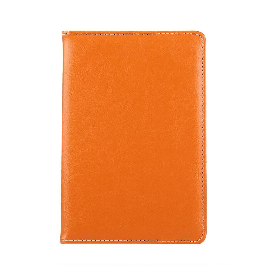 9 inch Tablets Leather Case Crazy Horse Texture 360 Degrees Rotation Protective Case ... (Orange)