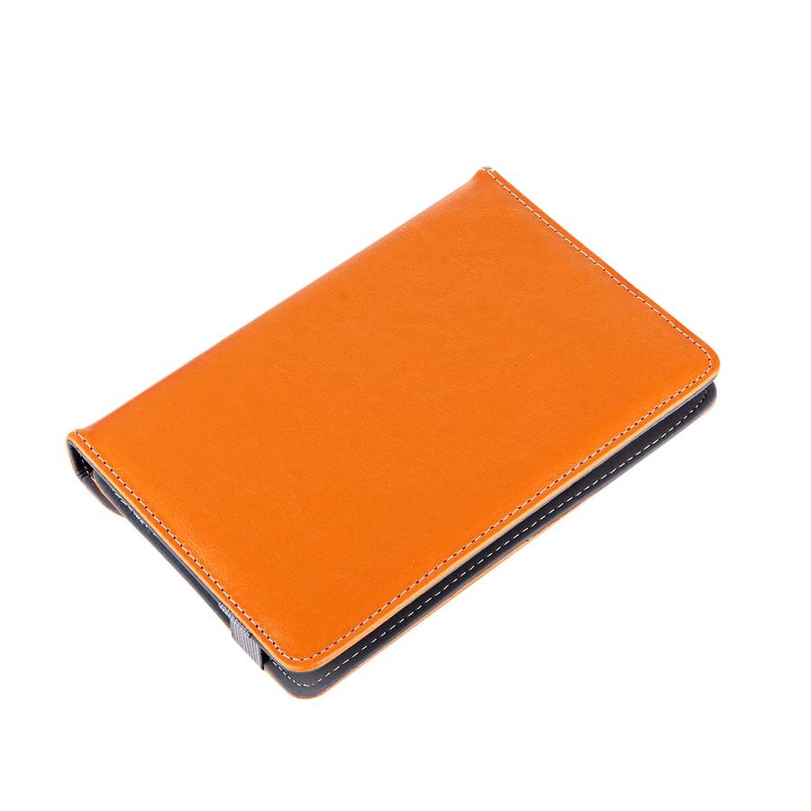 9 inch Tablets Leather Case Crazy Horse Texture 360 Degrees Rotation Protective Case ... (Orange)