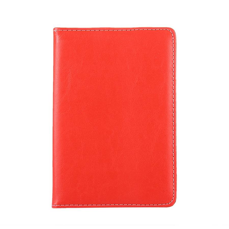 9 inch Tablets Leather Case Crazy Horse Texture 360 Degrees Rotation Protective Case She ... (Red)