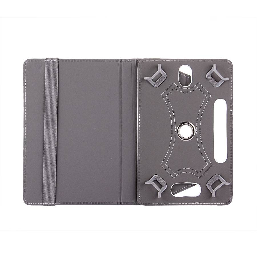 9 inch Tablets Leather Case Crazy Horse Texture 360 Degrees Rotation Protective Case S ... (White)