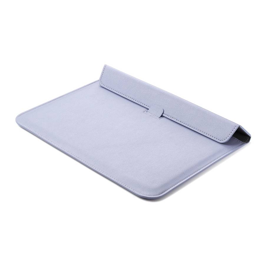 Universal Envelope Style PU Leather Case with Holder for Ultrathin Notebook Tabl ... (Blue Purple)