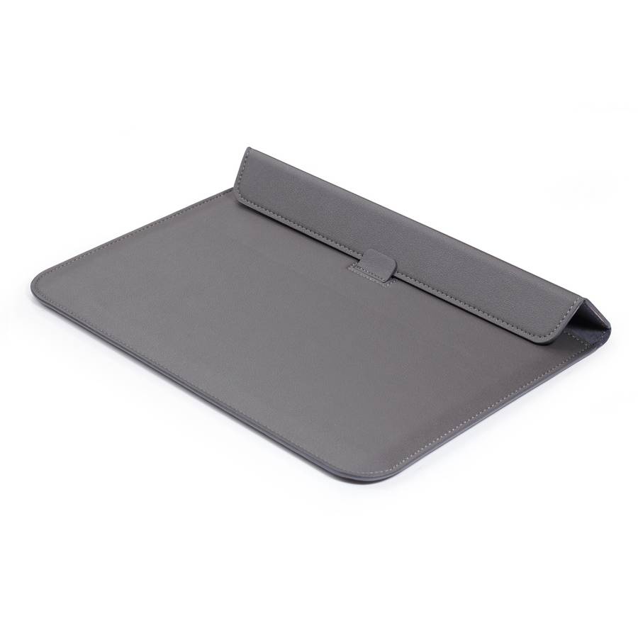 Universal Envelope Style PU Leather Case with Holder for Ultrathin Notebook Tablet PC 1 ... (Grey)