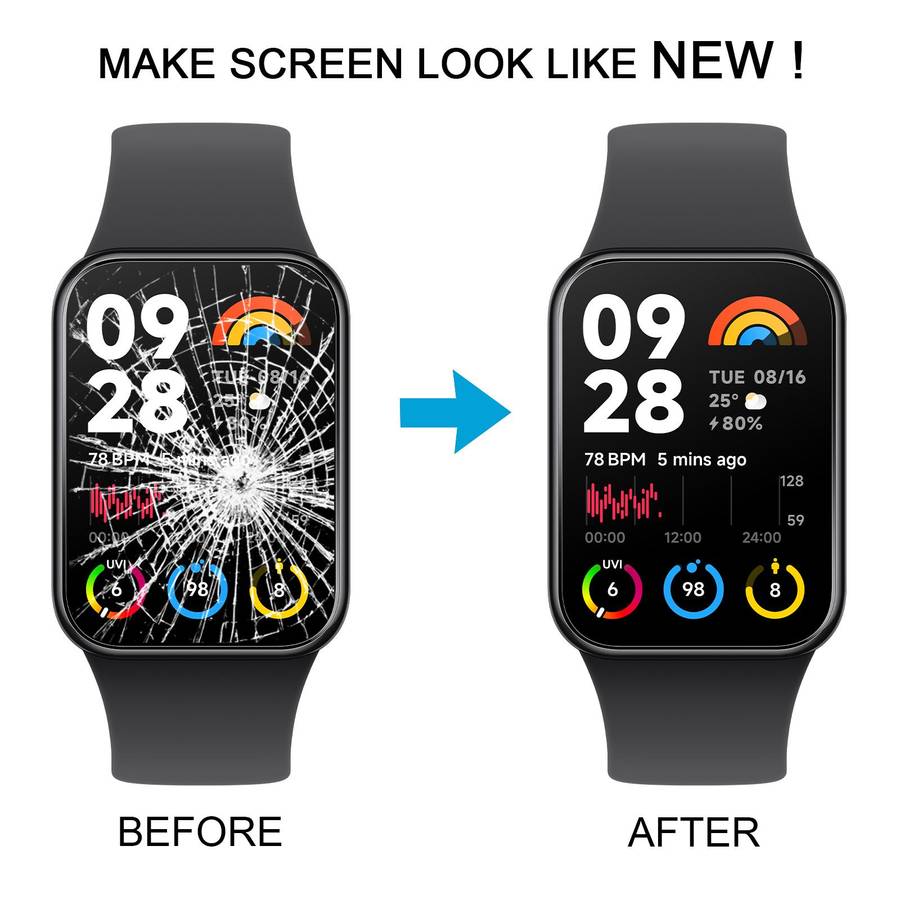 For Xiaomi Mi Band 8 Pro Original Front Screen Outer Glass Lens