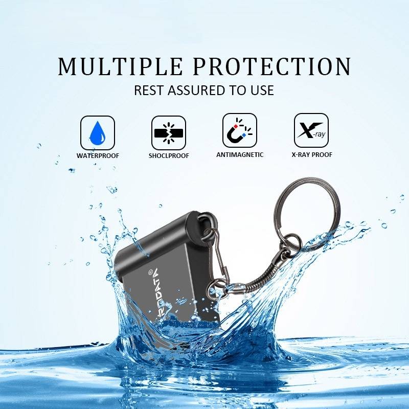 MiCRODATA 4GB USB 2.0 Computer and Car Two-use Mini Metal U Disk(Silver Grey)