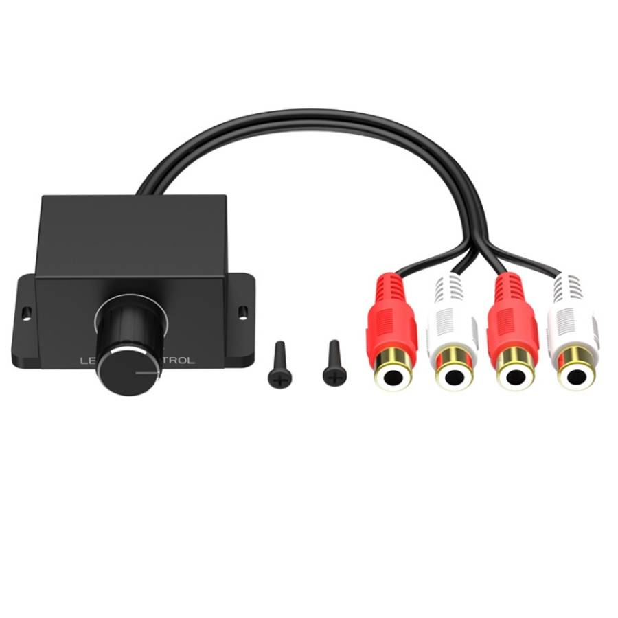 Universal Car Modified Panel Audio Volume Knob RCA Head Audio Volume Control Knob Volume Adjuster