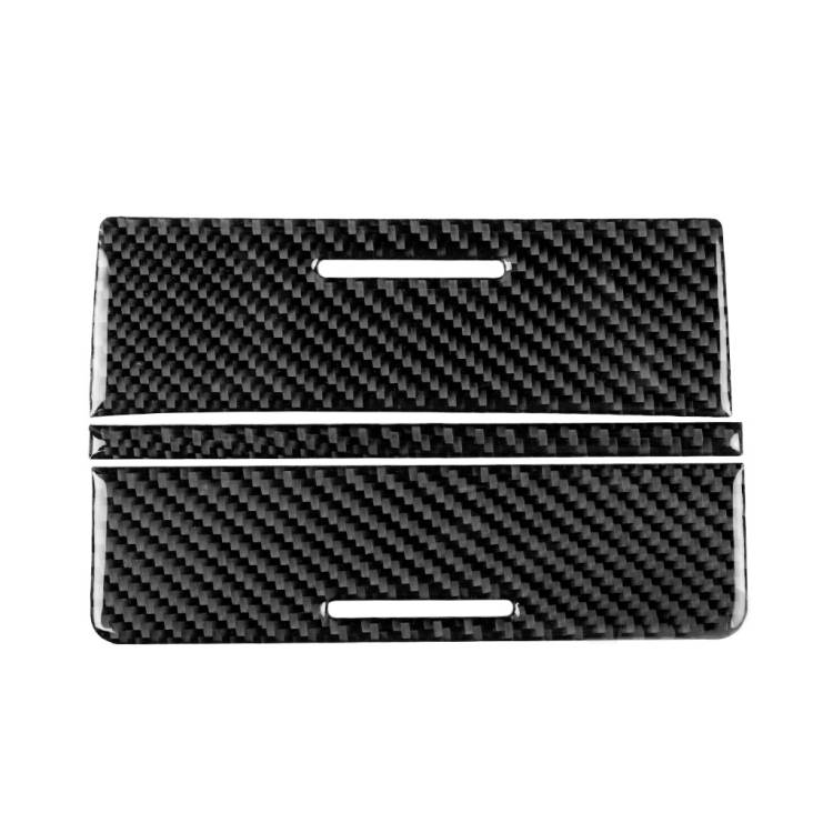 3 PCS Car Carbon Fiber Storage Box Decorative Sticker for Mitsubishi Lancer EVO (Only GT / GTS) 201