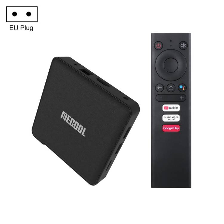 MECOOL KM1 4K Ultra HD Smart Android 9.0 Amlogic S905X3 TV Box with Remote Controller, 4GB+64GB, Sup