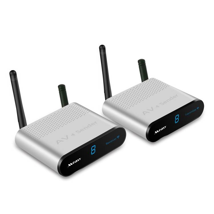 Measy AV230-2 2.4GHz Set-top Box Wireless Audio / Video Transmitter + 2 Receiver, Transmission Dista
