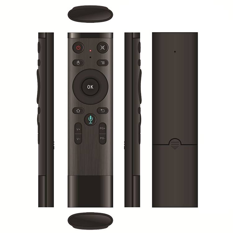 Q5 Gyroscope + Voice Foreign Version USB 2.4G Wireless Voice Flying Mouse Remote Control, Support Se