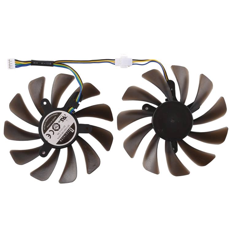 DC 12V 4 Pin VGA Graphics Card Cooling Fan for Zotac Geforce GTX 1080 Ti GTX 1080Ti AMP Edition, Dia