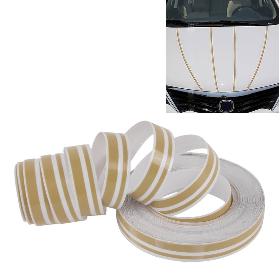 12mm  9.8m Car Self Adhesive Decorative Stripe Tape Line(Gold)