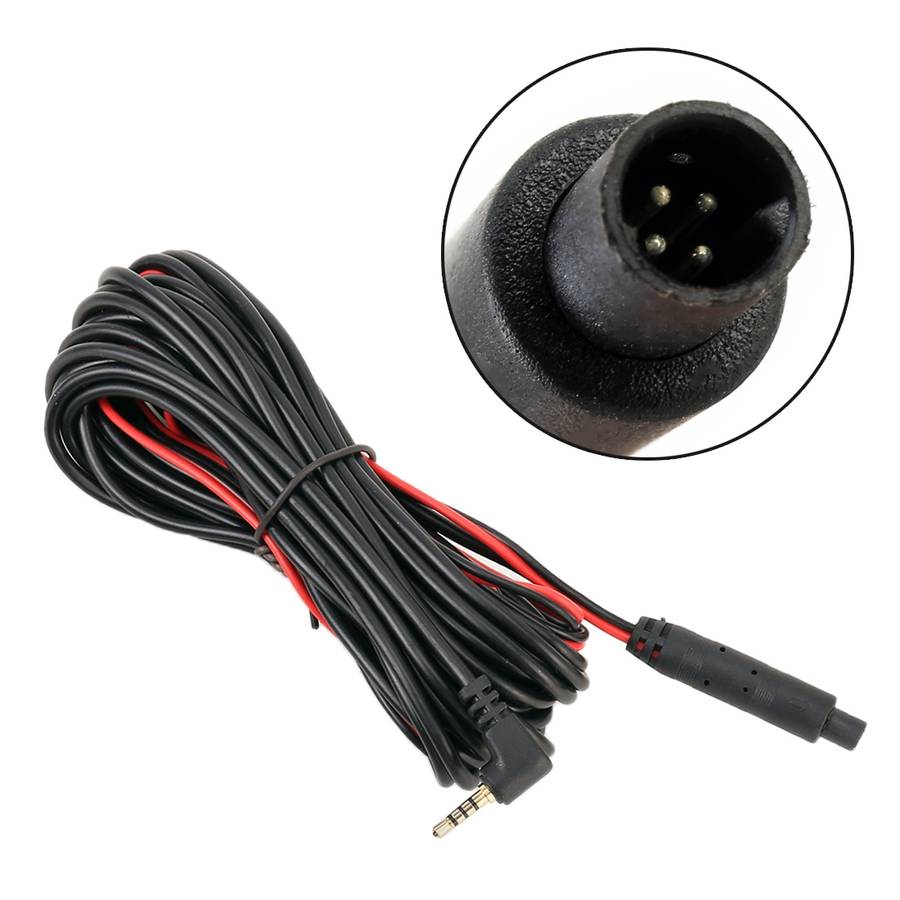 5.5m Universal Car 4P Reversing Camera Extension Cord Rearview Mirror Vehicle Traveling Data Recorde