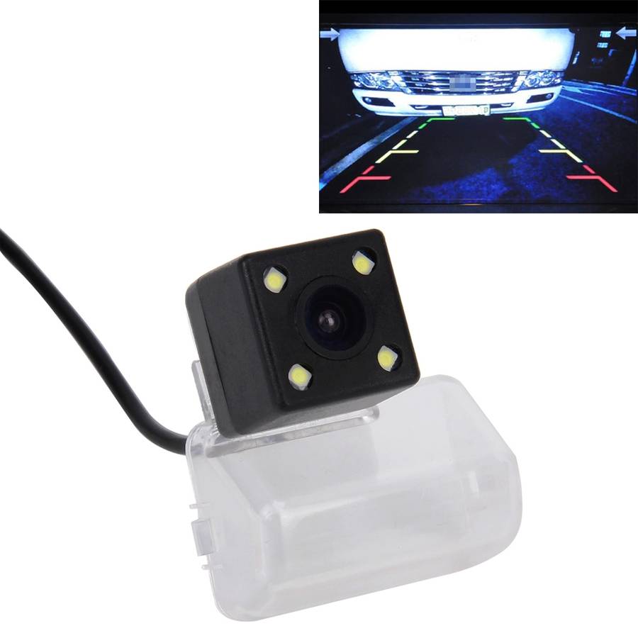 656492 Effective Pixel NTSC 60HZ CMOS II Waterproof Car Rear View Backup Camera With 4 LED Lamps f
