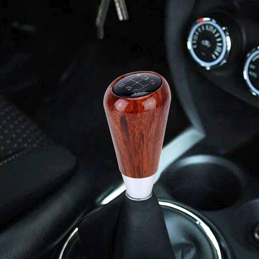 Universal Vehicle Modified Resin Shifter Manual 6-Speed Gear Shift Knob, Size: 8.2*5.5cm (Black)