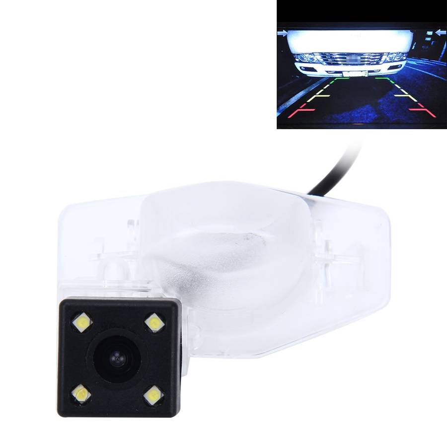 656x492 Effective Pixel NTSC 60HZ CMOS II Waterproof Car Rear View Backup Camera With 4 LED Lamps (f