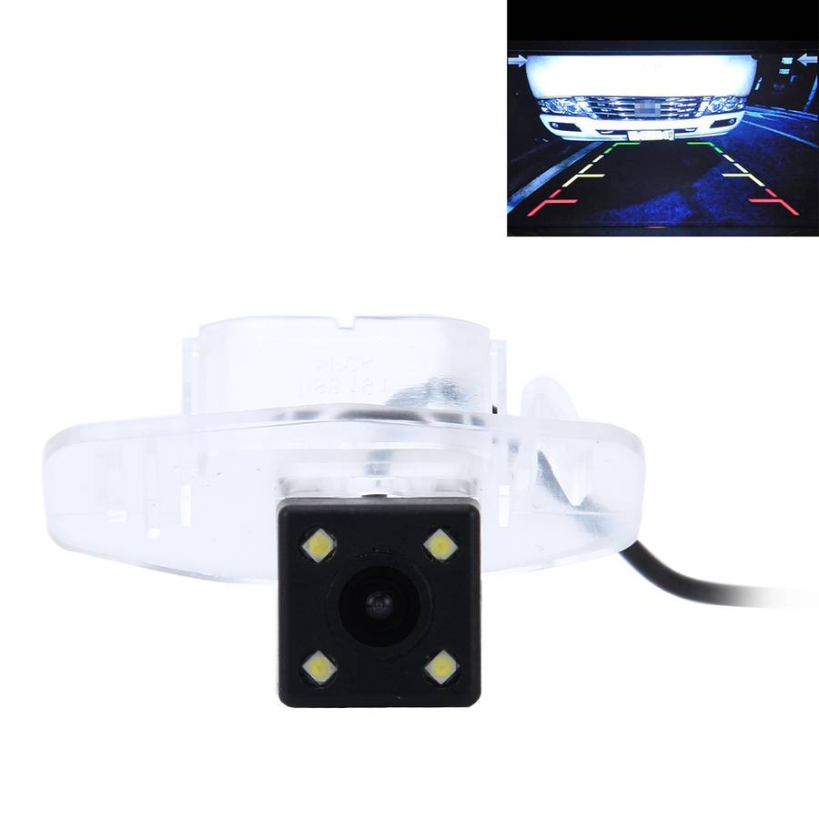 656x492 Effective Pixel  NTSC 60HZ CMOS II Waterproof Car Rear View Backup Camera With 4 LED La