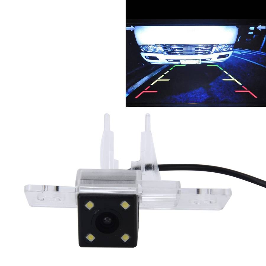 656492 Effective Pixel NTSC 60HZ CMOS II Waterproof Car Rear View Backup Camera With 4 LED Lamps f