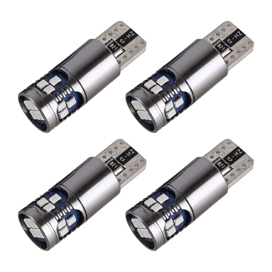 4 PCS T10 DC12V / 2.5W Car Clearance Light 18LEDs SMD-3020 Lamp Beads(Ice Blue Light)