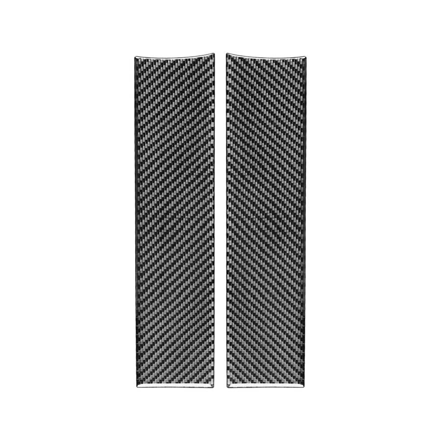 2 PCS / Set Carbon Fiber Car Armrest Box Panel Decorative Sticker for Mercedes-Benz B-Class 2019 / G