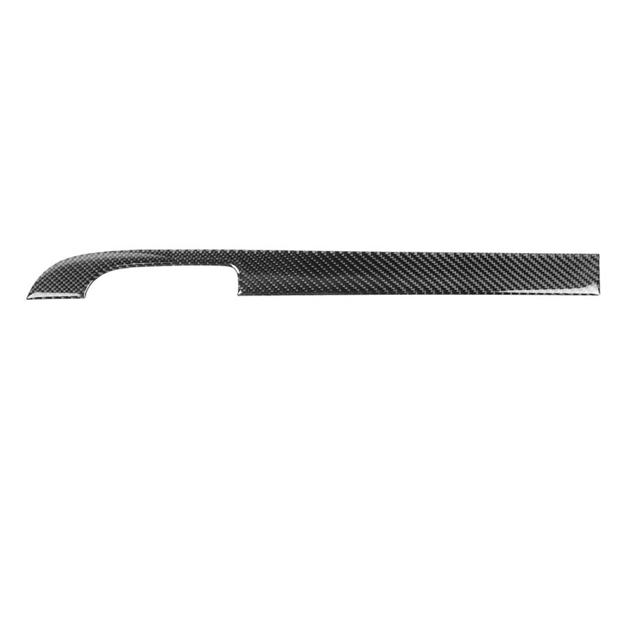 Carbon Fiber Car Co-pilot Storage Bar Decorative Sticker for Dodge Challenger 2015 to Now, Left Driv