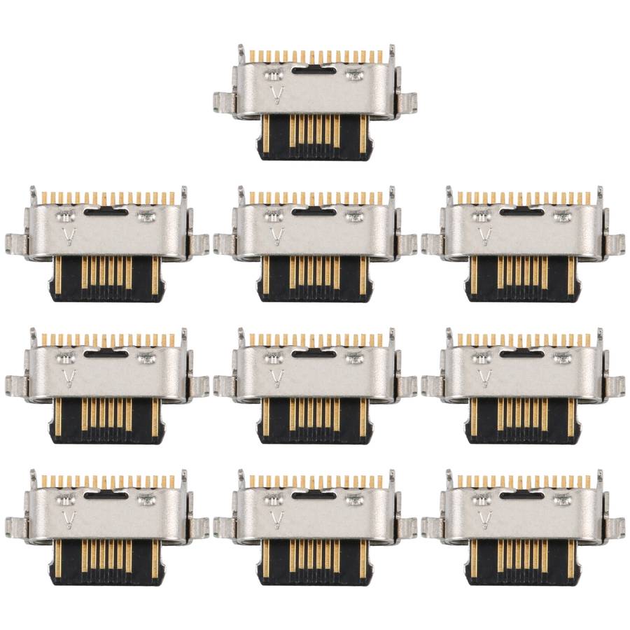 For Motorola Moto G10 / G20 / G30 / G10 Power 10pcs Charging Port Connector